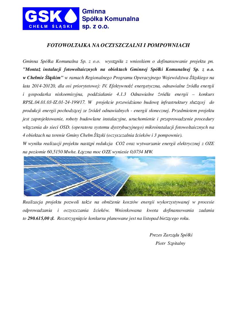 GSK fotowoltaika info