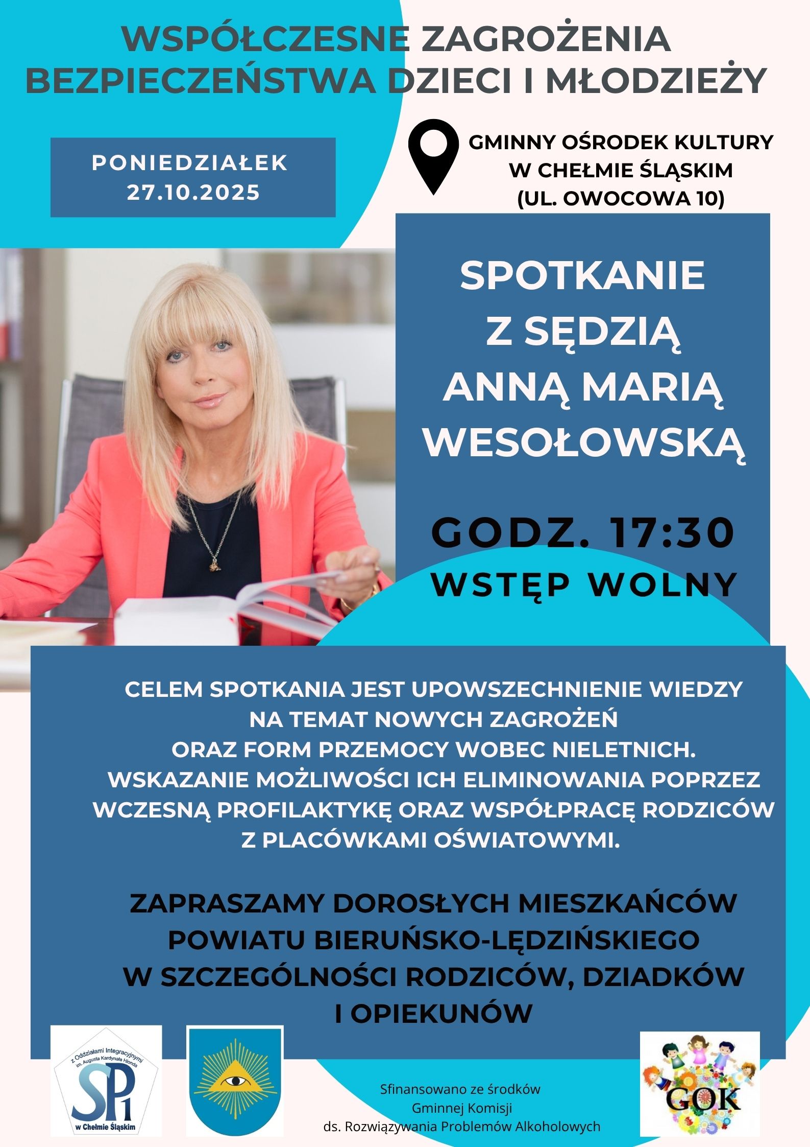 Opis w broszurze i w poście - plakat promujący