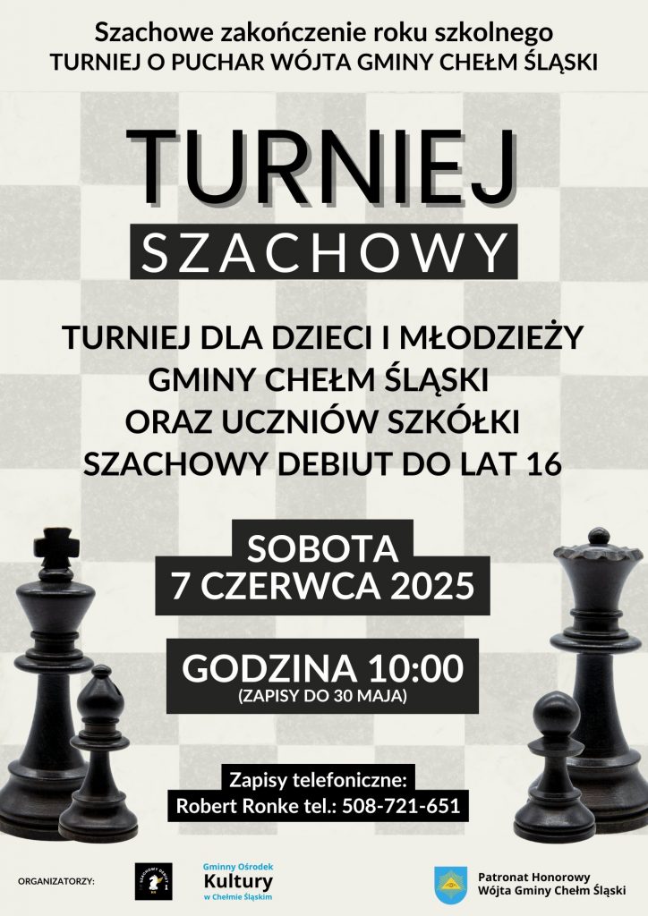 Plakat animacyjny - szachy. Opis w poście.