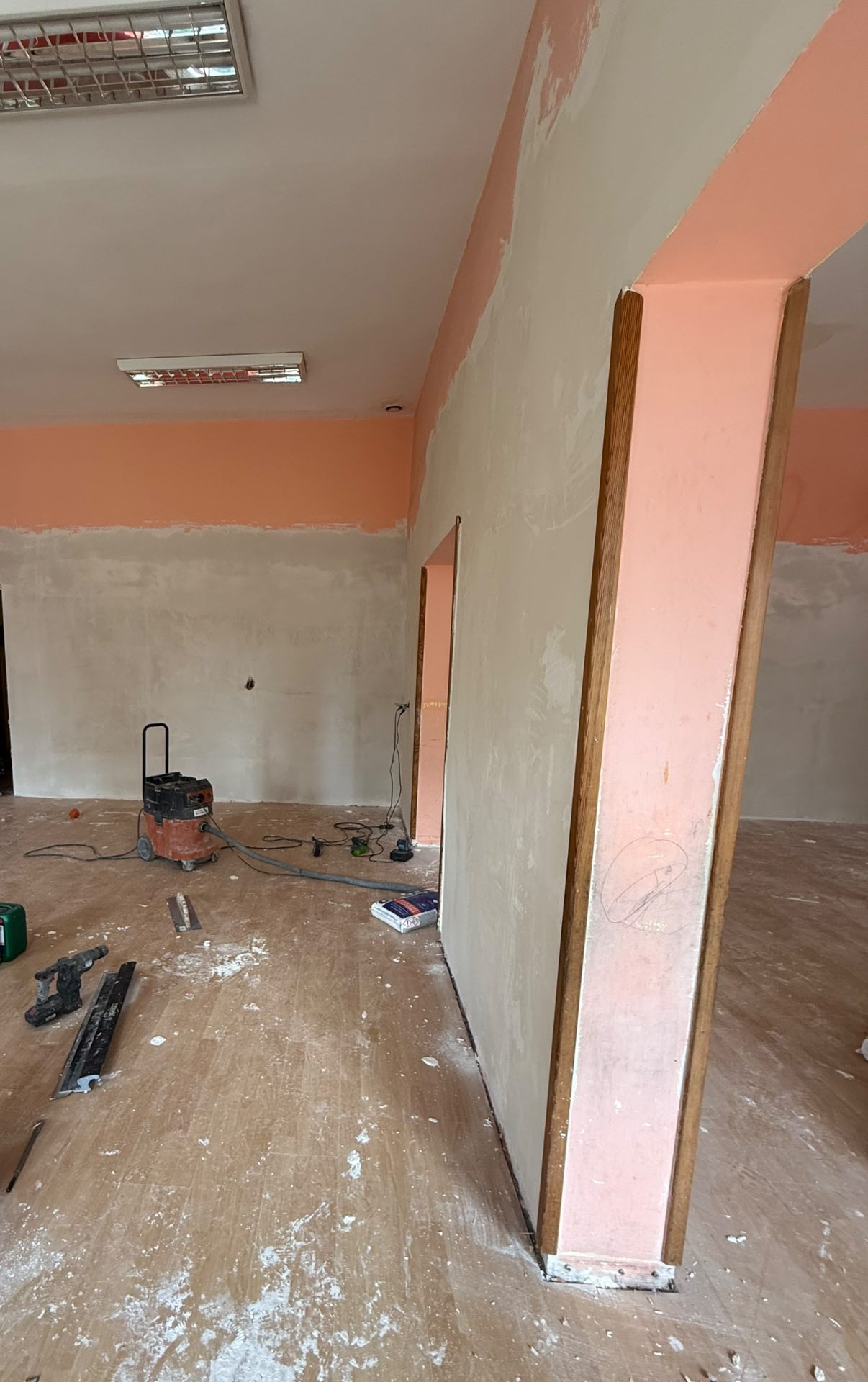 Remontowane pomieszczenie