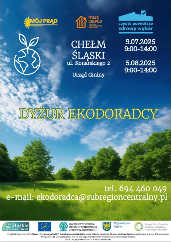 Łąka - polanka i piekne niebo