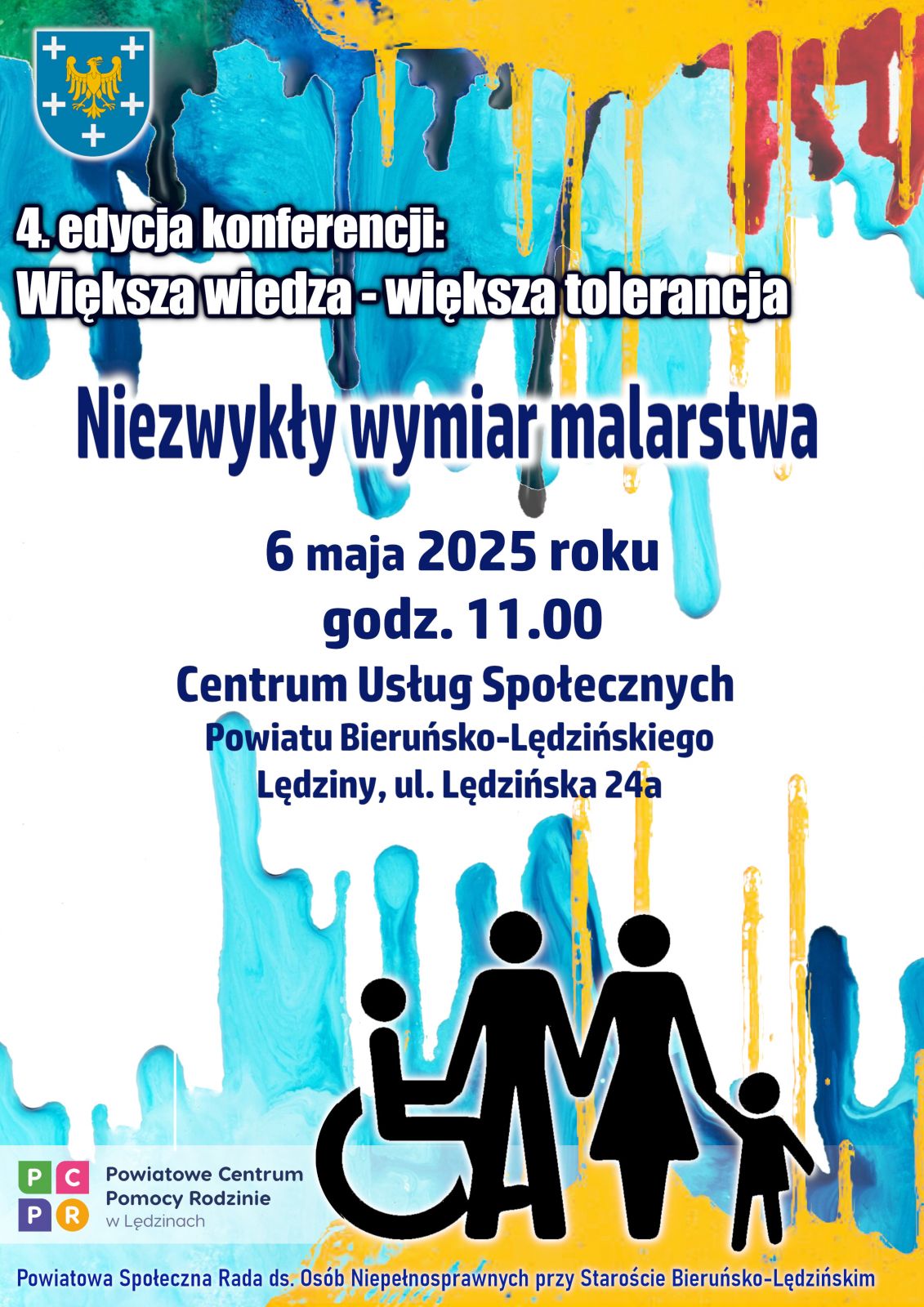 konferencja bez barier - plakat promujący