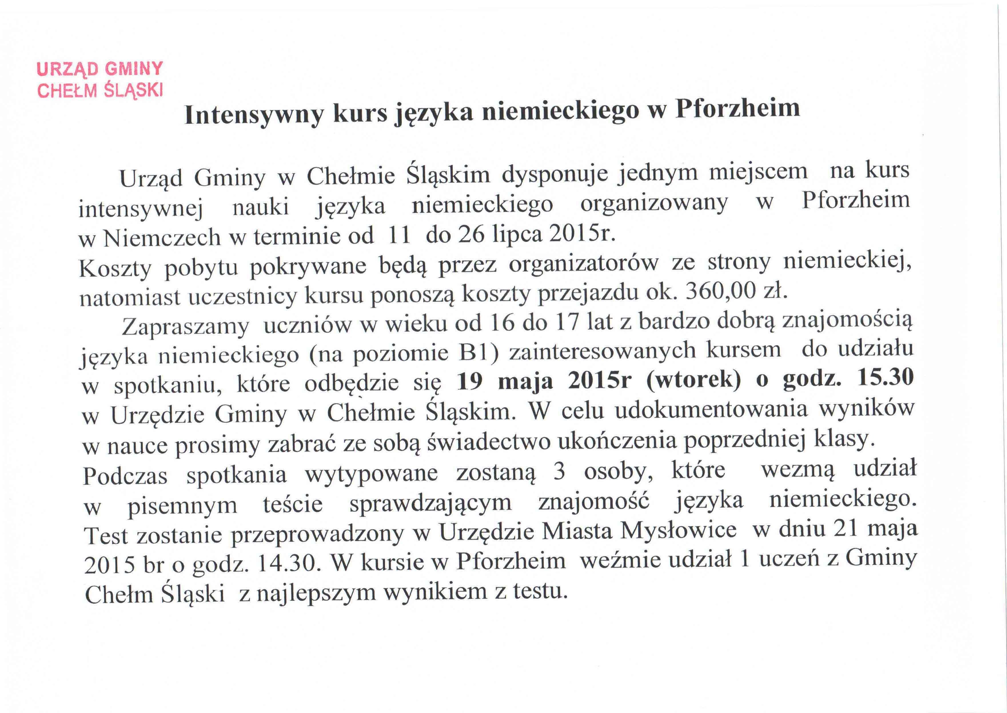 kurs jezyka niemieckiego2015